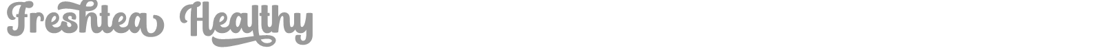Freshtea Healthy font preview